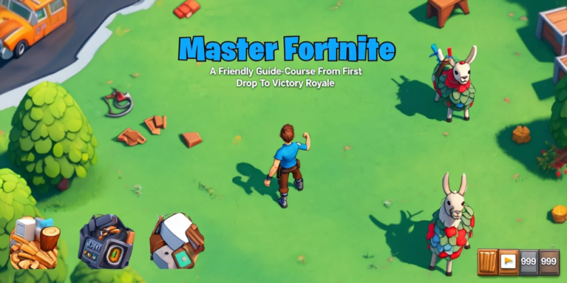 Master Fortnite: A Friendly Guide-Course From First Drop To Victory Royale